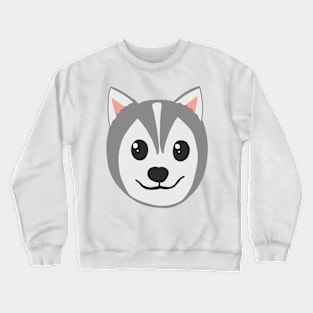 Husky head Crewneck Sweatshirt